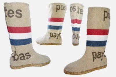 Hippe Espadrille laarzen van PTT Postzakken