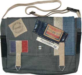 PTT Postzakken Jeans als stoere hippe schooltas