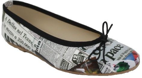 Hippe ballerina’s met retro en vintage prints