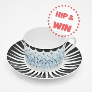 House of Rym | Win een hippe kop & schotel van porselein