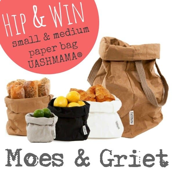 Moes & Griet | UASHMAMA® Washable Paper Bags Giveaway
