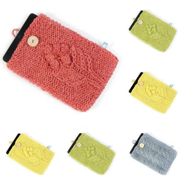 Scaapi ♥ Handgebreide beschermhoes voor iPad of tablet