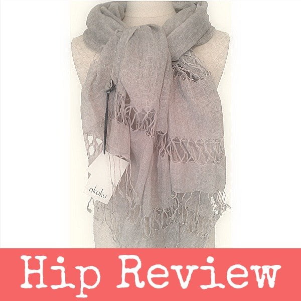 Daisies & Caramel ♥ hippe sjaal van zuivere linnen