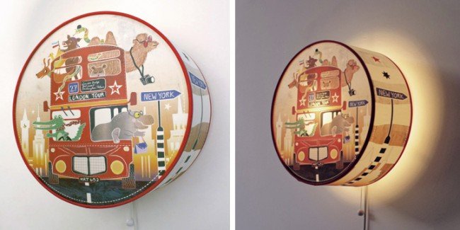 Naar bed gaan wordt een feestje met de lampen van Hartedief