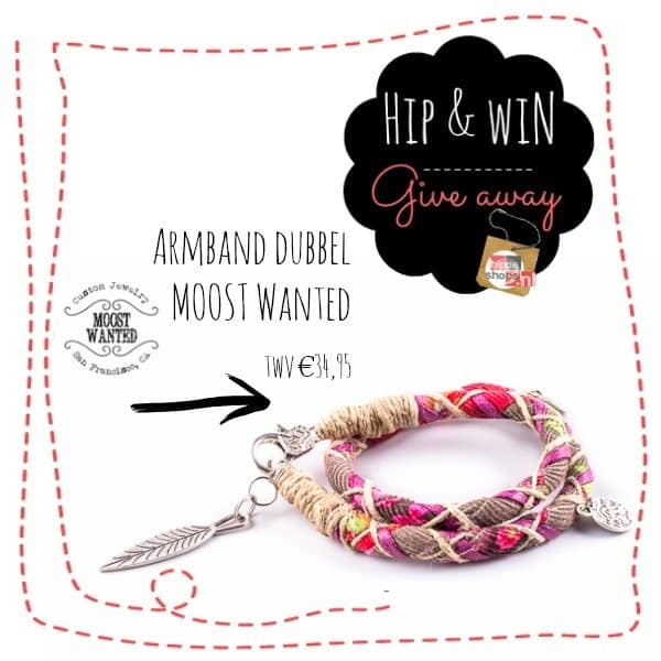 Hippiechic giveaway MOOST Wanted armband twv €34,95