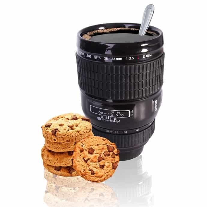 Cameralens Mok en Schotel