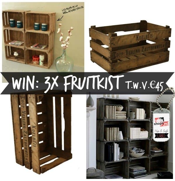 Roestwonen giveaway:  3 st. ”Appelkist Zaltbommel” twv €45