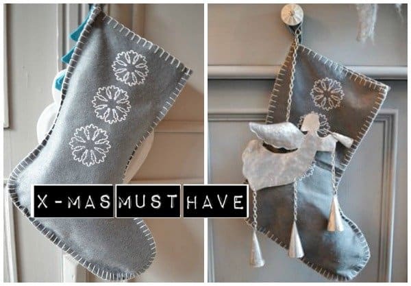 Scandinavisch hip: vilten kerstsok van Serholt