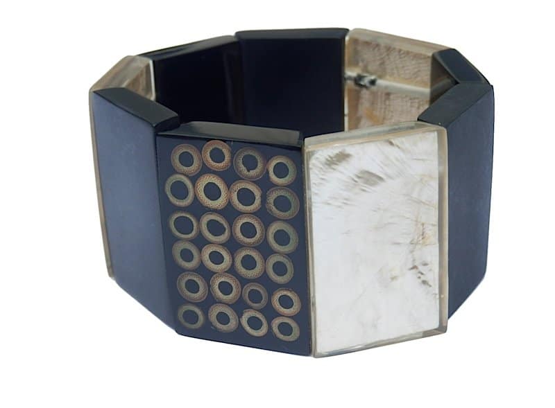 Hippe milieubewuste sieraden van bamboe