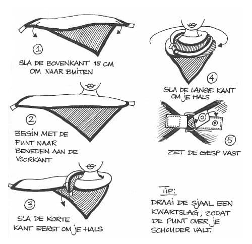 Een hippe sjaal van STOLT! Zo draag je ‘m!