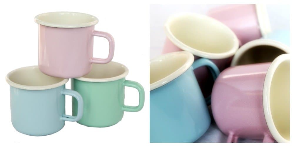 Haal de lente in huis met emaille pastel mokken