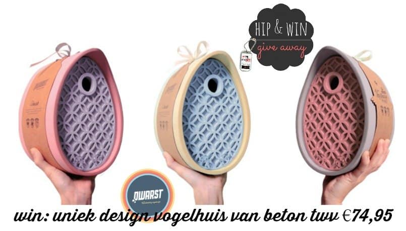 WIN: uniek design vogelhuis van beton twv €74,95 va Dwarst.nl dwarst-hippeshops-giveaway-vogelhuisje