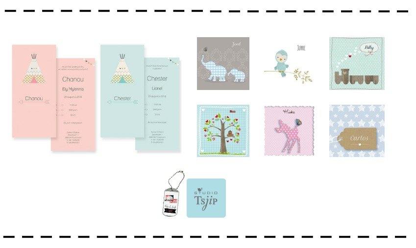 Tsjip Geboortekaartjes - by Studio Tsjip tsjipgeboortekaartjes-hippeshops-webshops