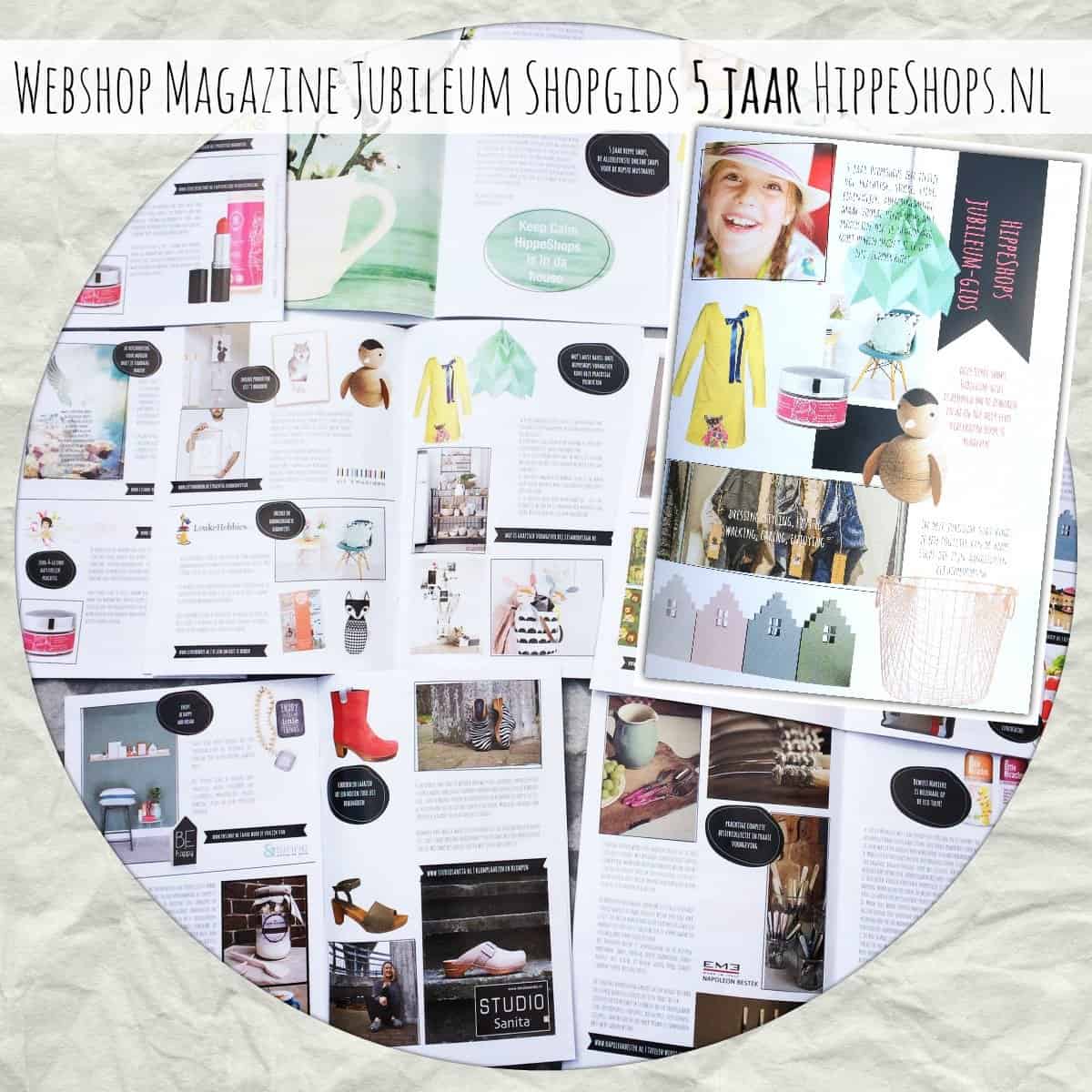 HippeShops 5 jaar jubileum shopgids