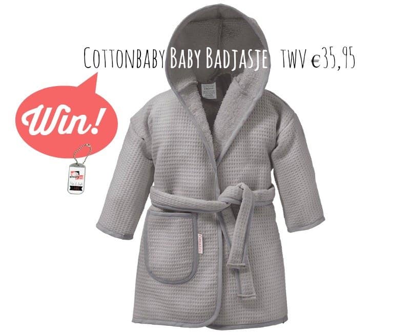 WIN: Badjas van Cottonbaby twv €35,95