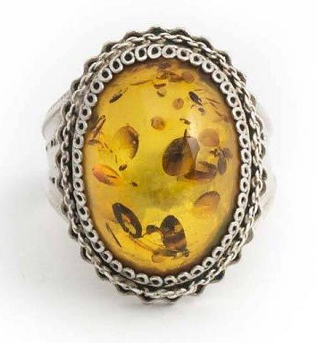 Jugendstil ring barnsteen - aurorapatina.nl aurora-patina-jugendstil-ring-barnsteen-maat-56