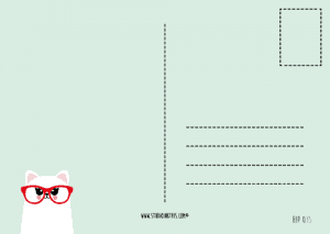 Studio Inktvis giveaway: verjaardagskalender + HIP postkaarten studioinktvis-postkaart-poes