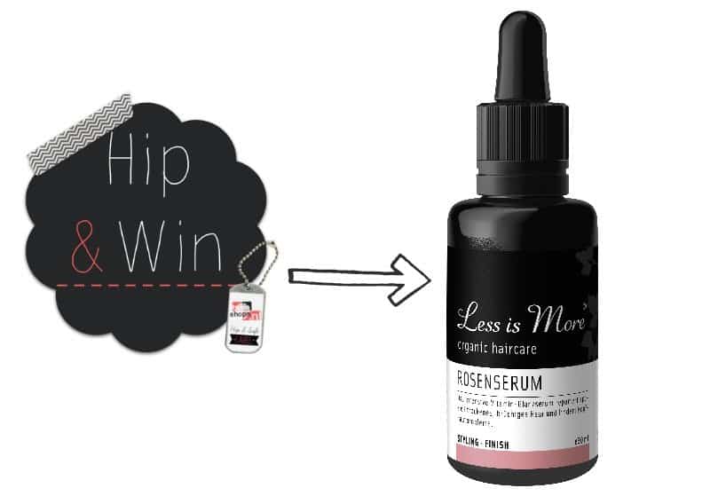 WIN: Less is More Rose Serum organic haircare twv €30