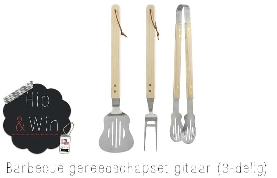 Vaderdag Giveaway: Barbecue gereedschapset gitaar (3-delig)