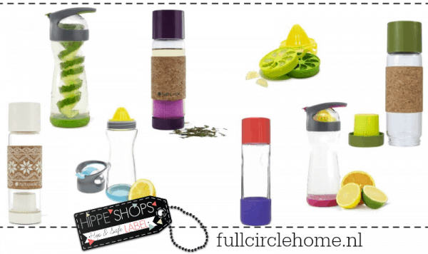 Full Circle: hippe en eco glazen drinkflessen fullcirclehome-hippeshops