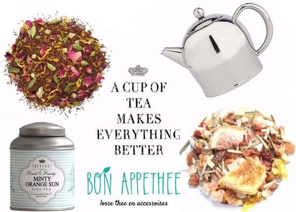 Losse thee en accessoires van BonAppethee BonAppeThee-Hippeshops