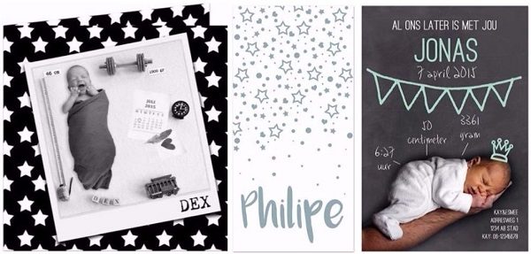 Popsjesenco_geboortekaartje jongens Popsjesenco_geboortekaartje jongens_Hippeshops