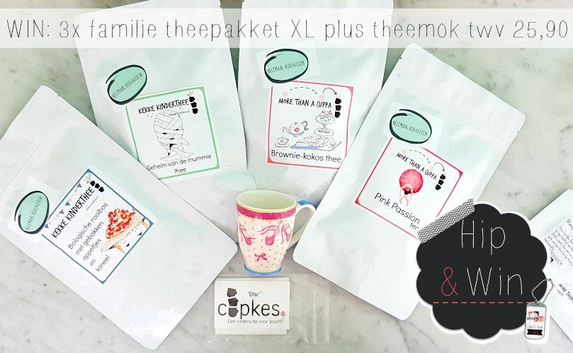 WIN: 3x Familie thee pakket XL + theemokje naar keuze