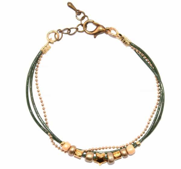 Armbandje Star ★ by Bracewatch.nl bracewatch-armbandje-star-dark-green