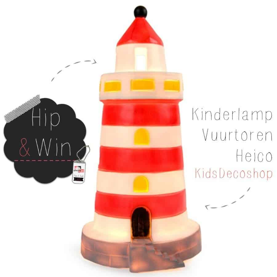 WIN: Heico Kinderlamp Vuurtoren van Kids Decoshop