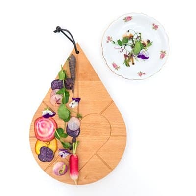 Snijplank druppel Zilverblauw Browngirldecorations Hippeshops