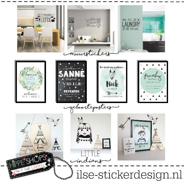 Ilse Stickerdesign: unieke muurdecoratie met een hippe touch