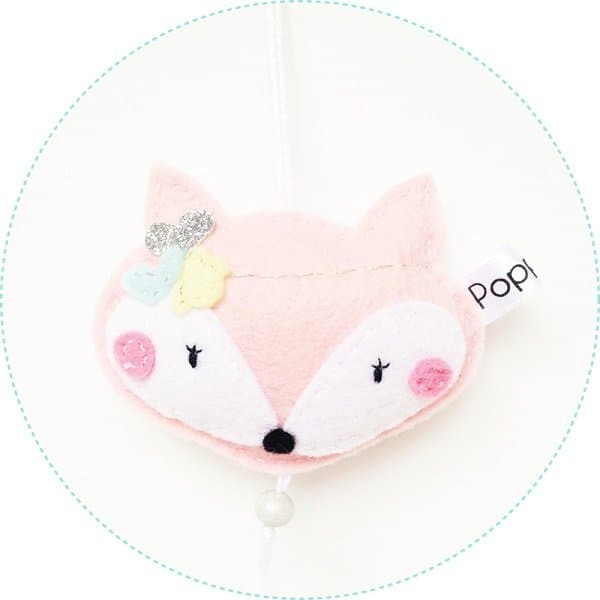 Decoratiehanger vos-Poppaa Decoratiehanger vos-Poppaa-Hippeshops
