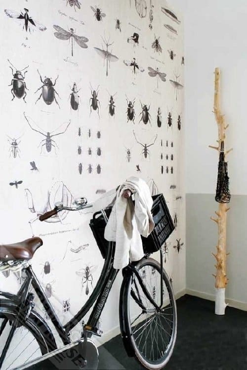 Dehuissleutel-interieur_behang_insecten Dehuissleutel-interieur_behang_insecten_Hippeshops