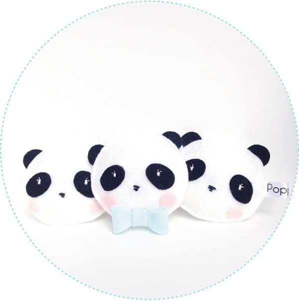 Poppaa-decoratieslinger panda Poppaa-decoratieslinger panda-Hippeshops
