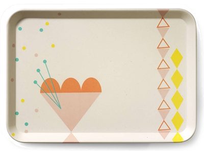 Bamboe dienblad 'heart' - Browngirldecorations.nl