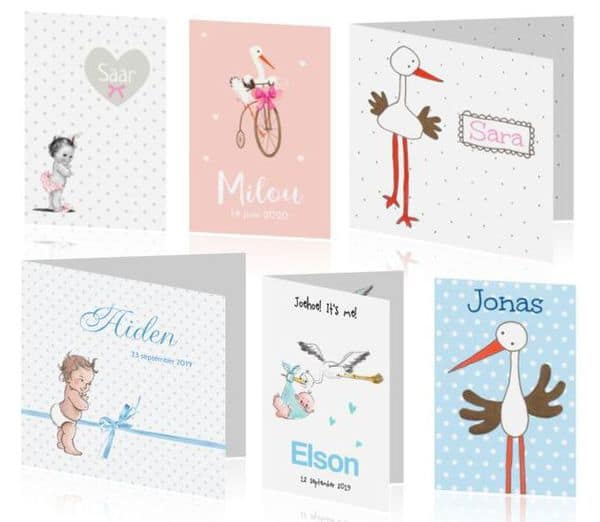 Daarbenik - klassiekegeboortekaartjes - Hippeshops