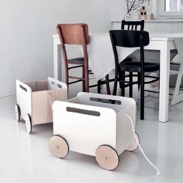 Ooh Noo speelgoedkist op wielen - Het speelgoedbos - Hippeshops