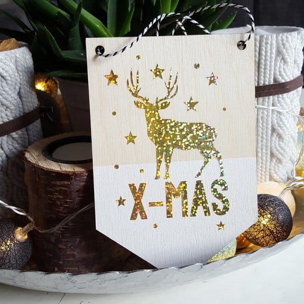 Sfeervolle kerstdecoratie bij Ilse-stickerdesign
