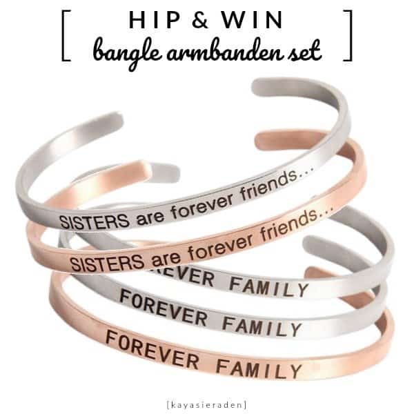 WIN: Bangle set armbanden (2 stuks) €28,90 voor jou en je vriendin