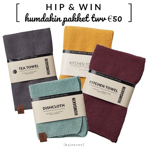 Humdakin keukentextiel pakket (twv €50) van webshop byJensen