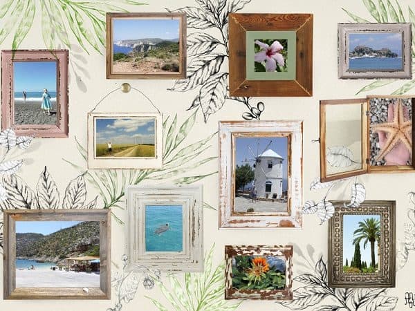 fotocollage vakantie op canvas - easycollage - hippeshops