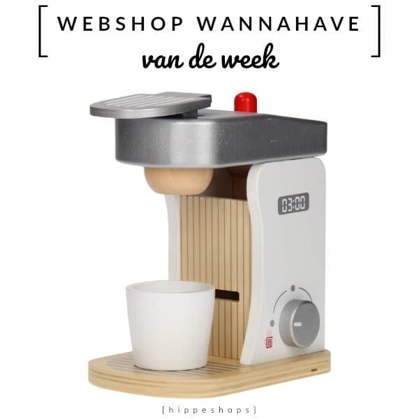 Houten Koffiezetapparaat Joueco van Sassefras Meisjes Speelgoed