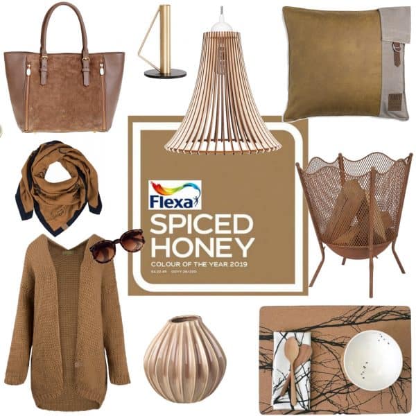 Spiced Honey Flexa kleur van het jaar 2019 trendkleur shopping inspiratie