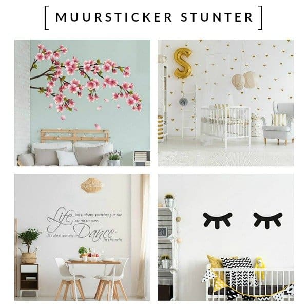 MUURSTICKER STUNTER hippe muurstickers voor klein en groot