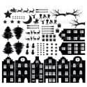 raamstickers sint kerst