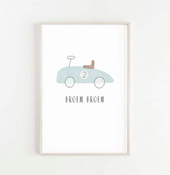 Twig and moss kinderposter - Hippeshops