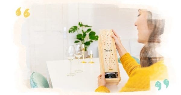 gepersonaliseerd kistje wijn