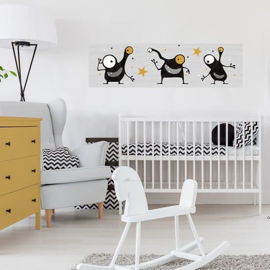 Mini Muursticker Paneel voor babykamer, kinderkamer en tienerkamer
