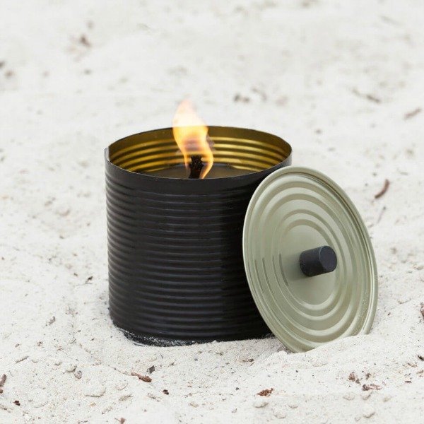 Buitenkaars in blik, Scandinavisch design van Living by Heart