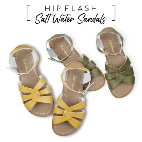 Salt-Water Sandals nieuwe trendkleuren mustard & olive bij AtticEmpire.com